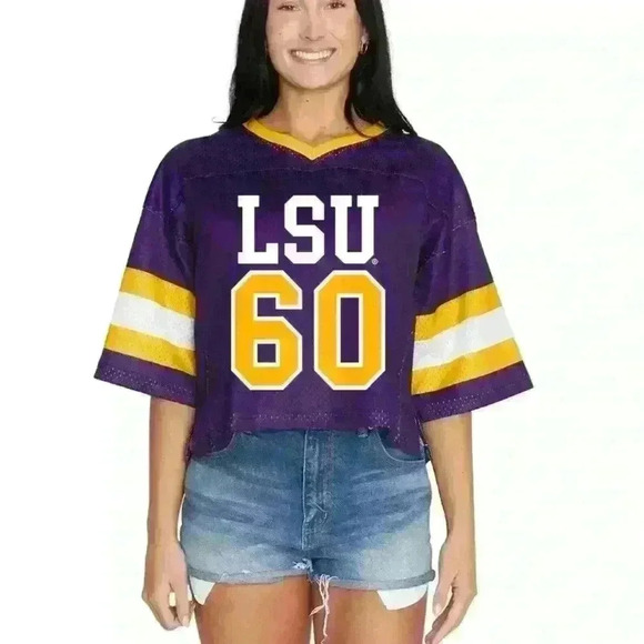LSU Football Jersey NWT Women’s Medium LoJo - Picture 1 of 7